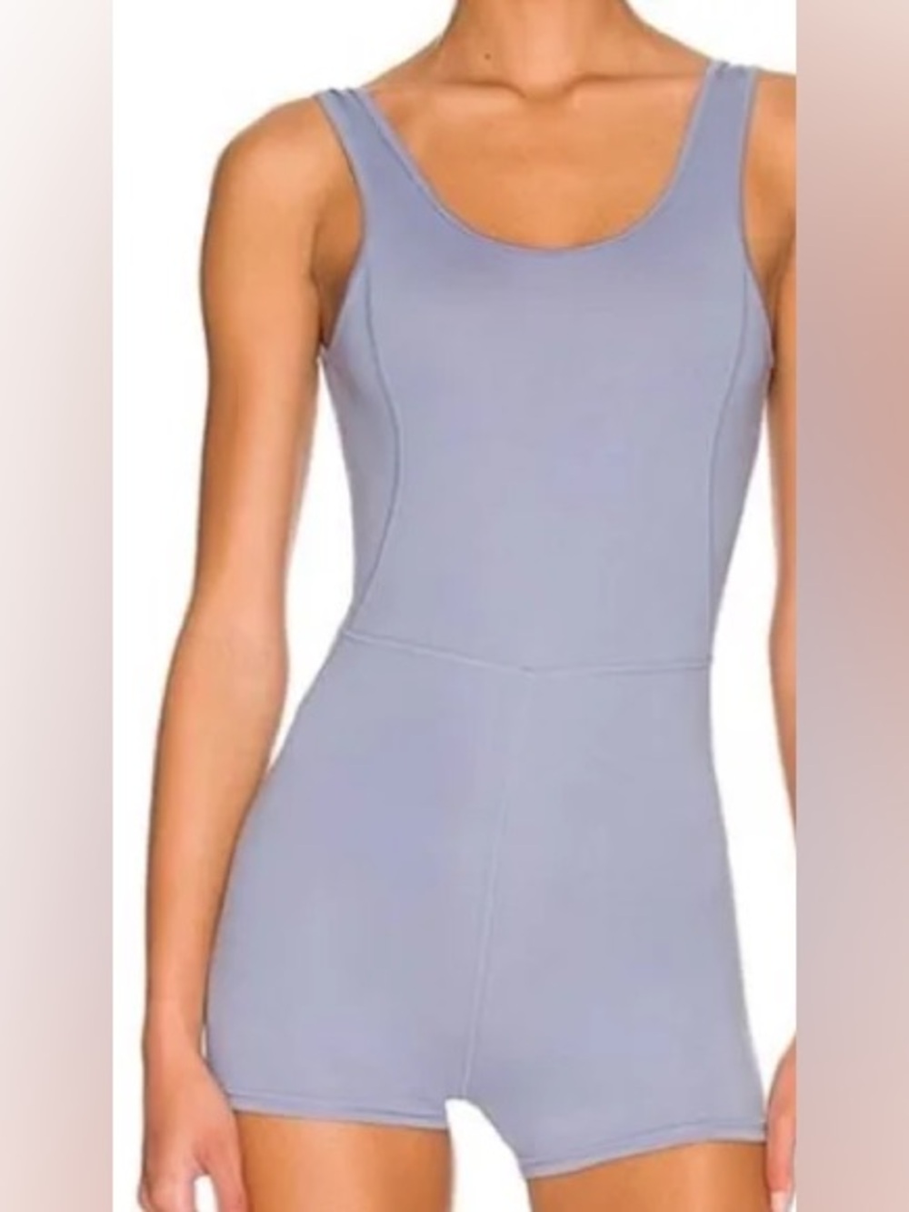 Revolve WellBeing + BeingWell MoveWell Juniper Romper in Steel Blue Medium